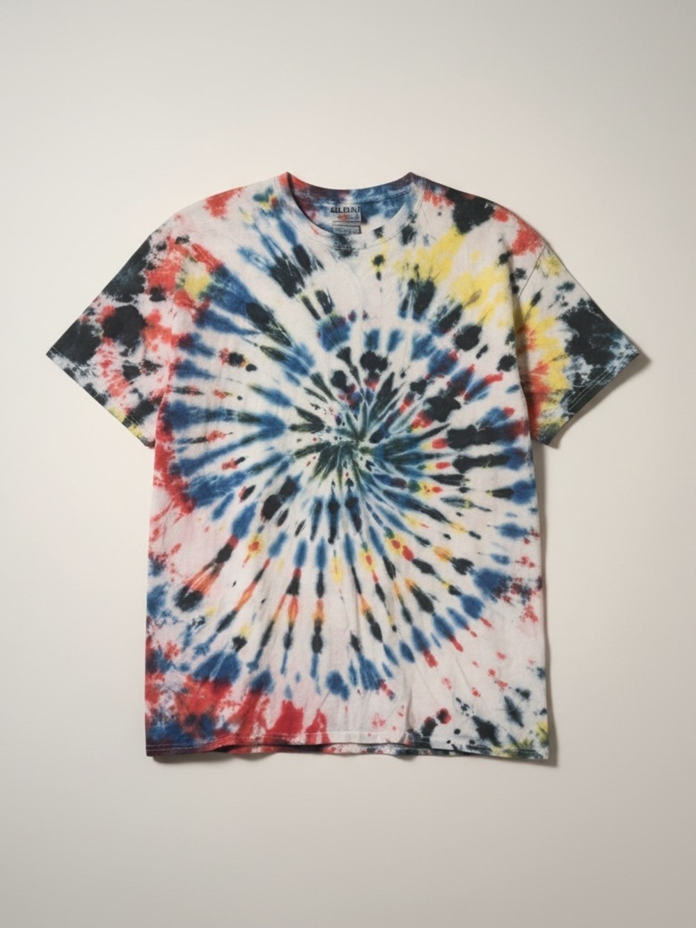 Gildan Multicolor Spiral Tie-Dye Short Sleeve Tee